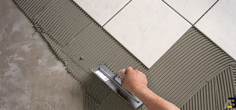 چسب کاشی پودری