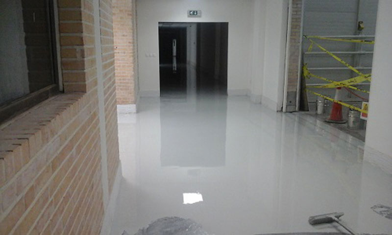 کفپوش اپوکسی صنعتی خط تولید شرکت دارگون