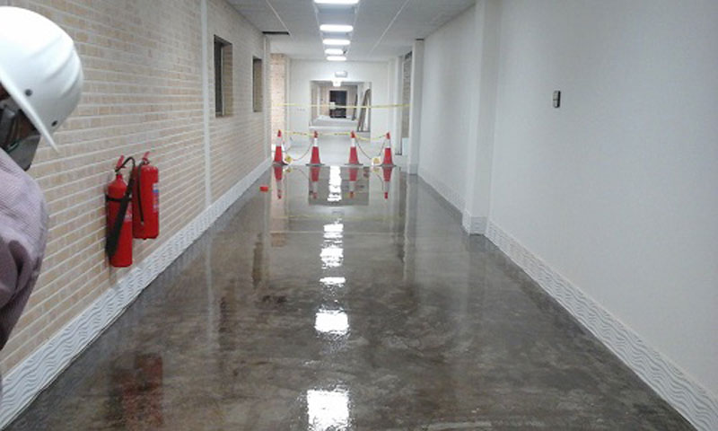 کفپوش اپوکسی صنعتی خط تولید شرکت دارگون