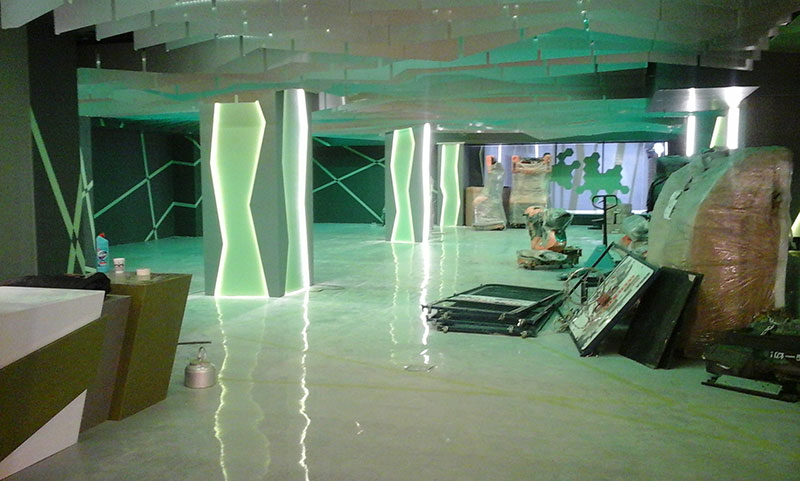 کفپوش اپوکسی شهربازی پالادیوم