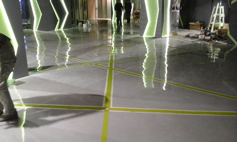 کفپوش اپوکسی شهربازی پالادیوم