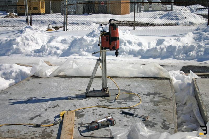 بتن ریزی در هوای سرد